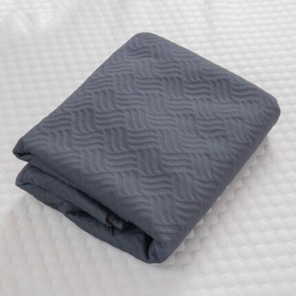 Protector de Colchón KING GRIS Impermeable y Transpirable Antiácaros