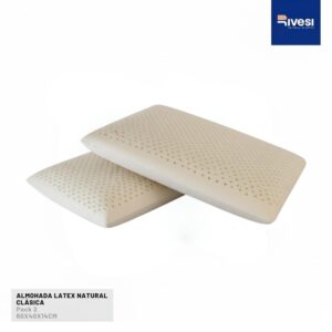 Pack de 2 almohadas Rivesi Home de Latex Natural Clásica