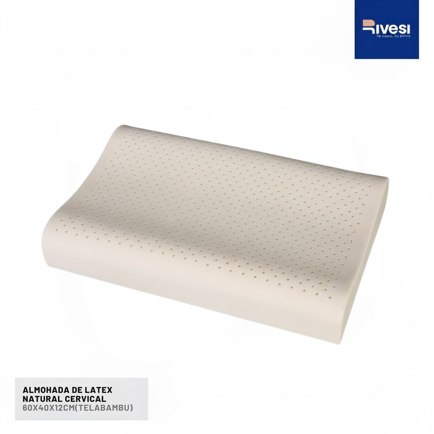 Almohada Rivesi Home de latex Natural Cervical