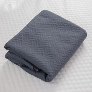 Protector Colchón 1.5 Plazas GRIS Impermeable Transpirable Antiácaros