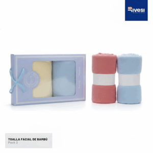 Toalla Facial Rivesi Home de Latex Natural Paquete de 2
