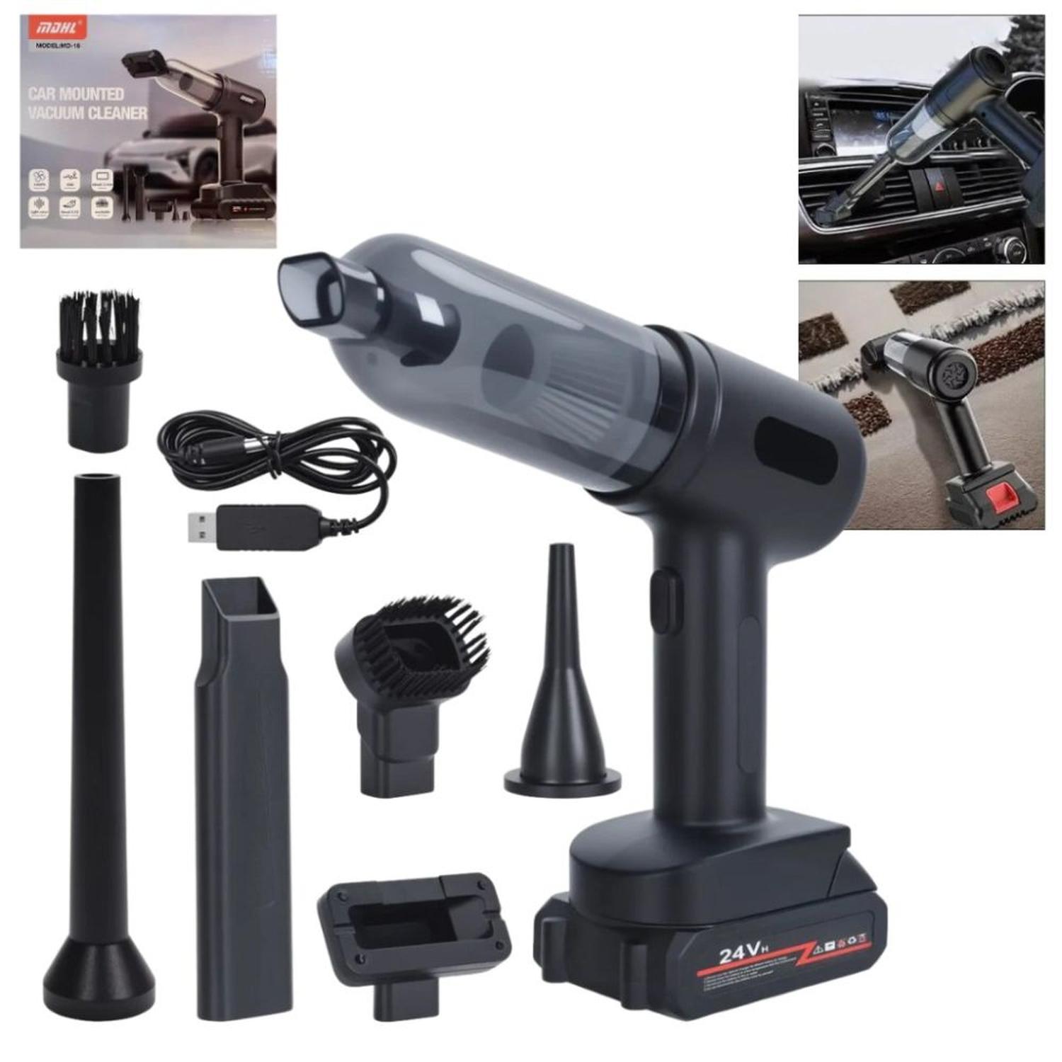 Aspiradora Portátil Rivesi Home Recargable 3 en 1 Marca Mdhl MD-16 - Image 3